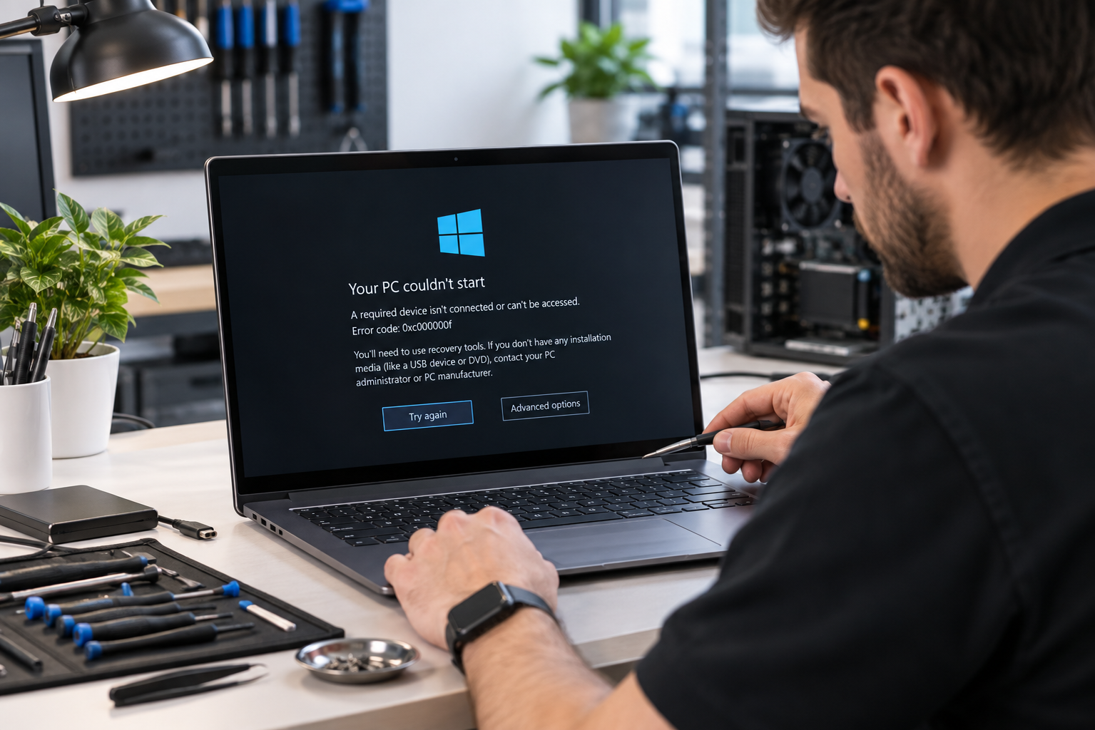 Boot error troubleshooting