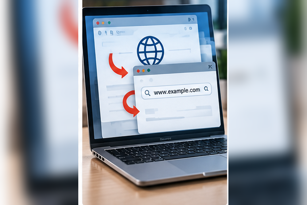 Browser redirects