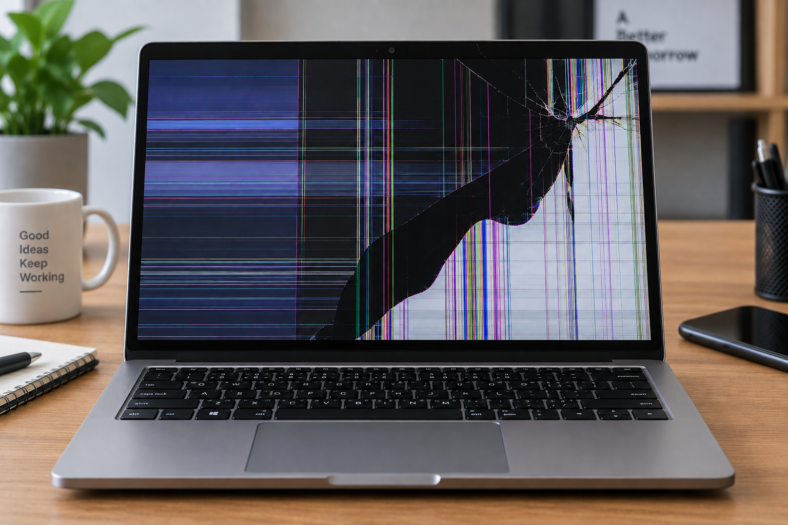 Damaged LCD/LED panel