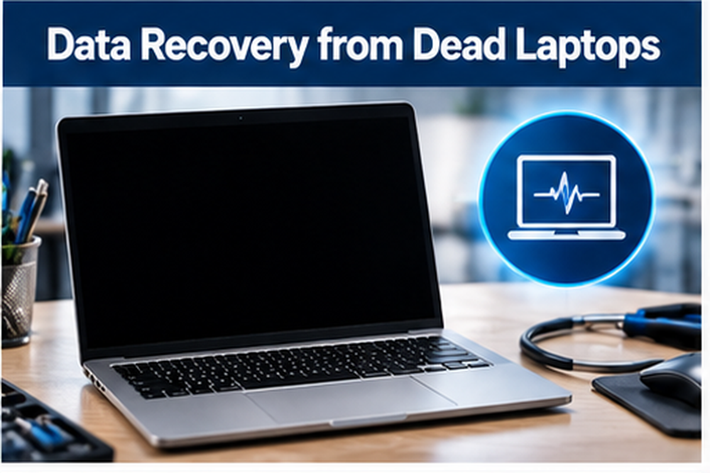 Data recovery from dead laptops