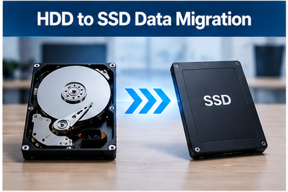 HDD to SSD data migration