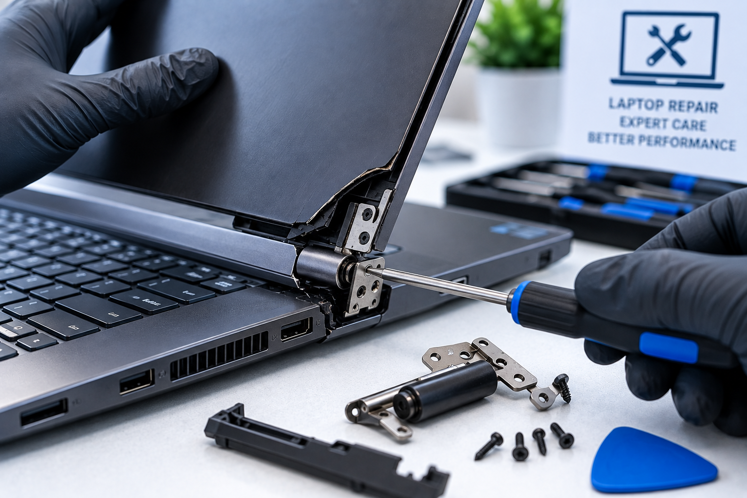 Laptop Hinge & Body Repair