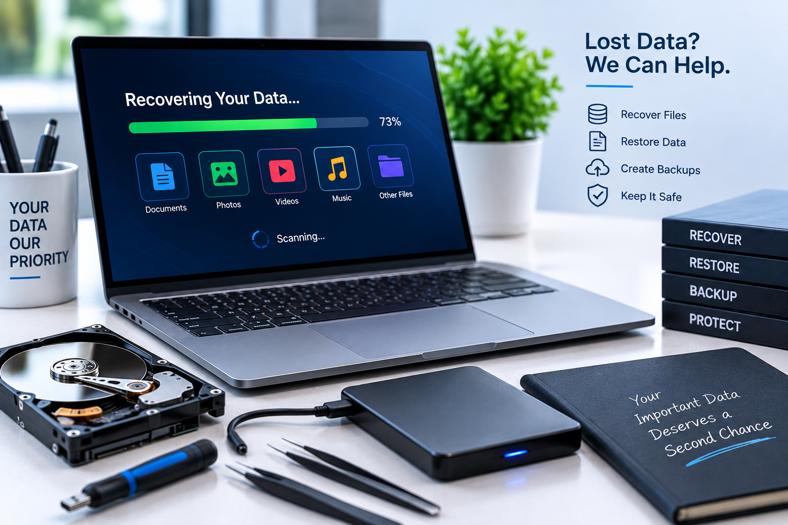 Laptop Data Recovery & Backup