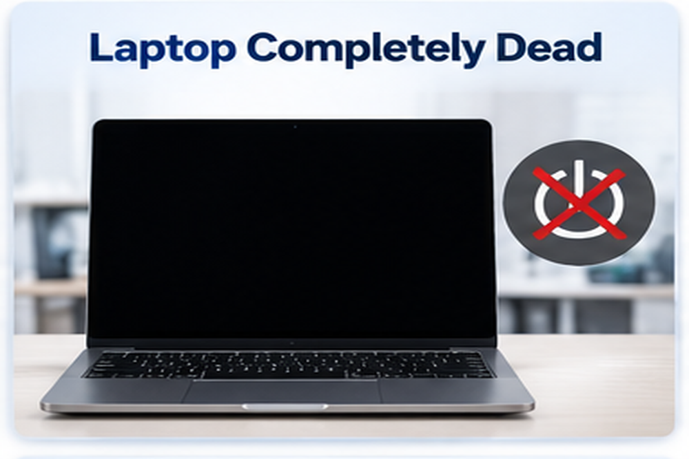 Laptop completely dead