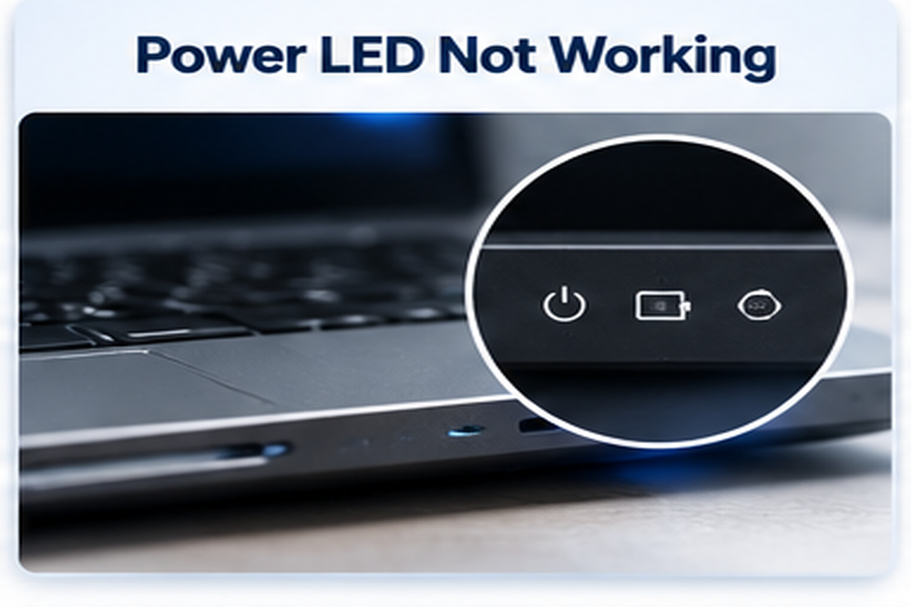 Power LED not working