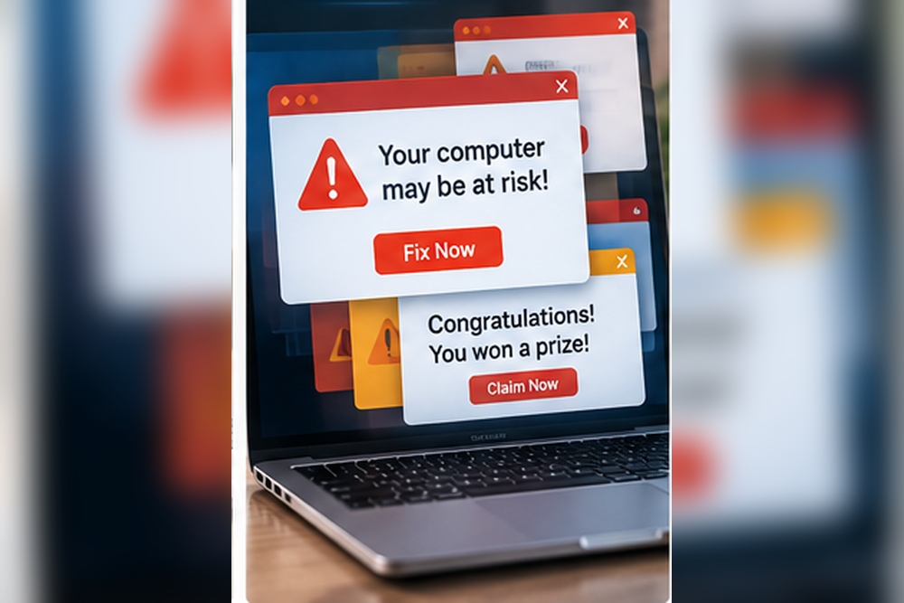 Suspicious pop-ups