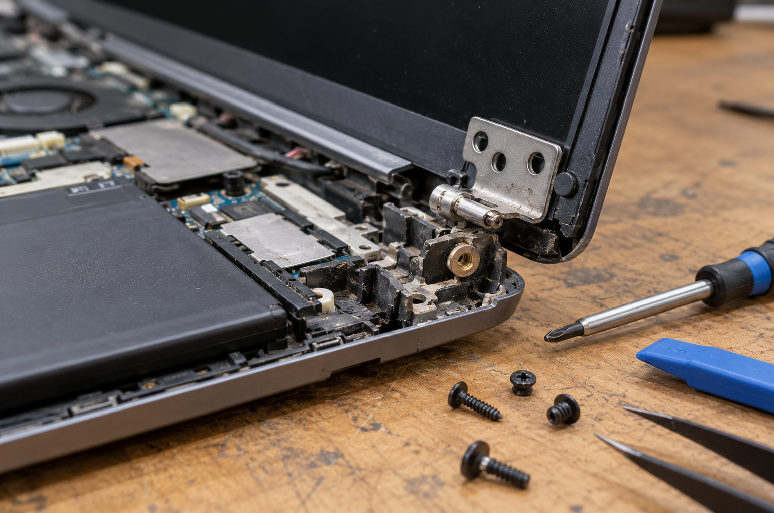 Hinge mount damage